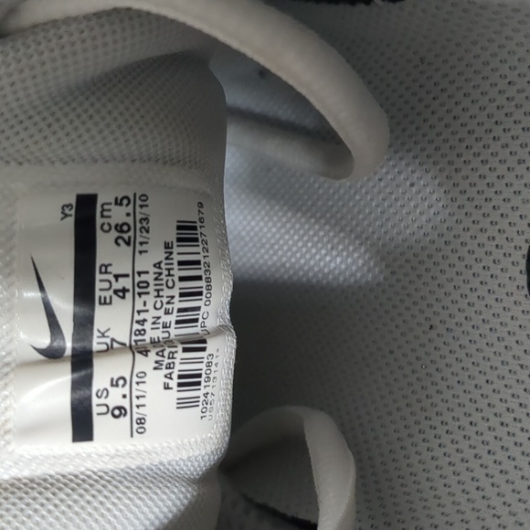 Nike Zoom Courtlite white sail running shoes women size 9.5 - Picture 9 of 9